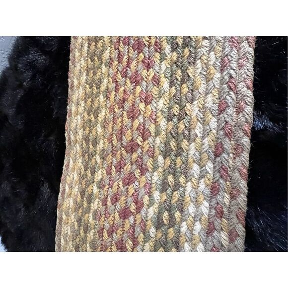 Set of 2 braided rugs 27x9 inches - Picture 2 of 2